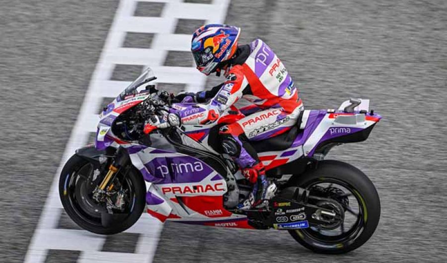 Jorge Martin menjadi pembalap tercepat di sesi latihan bebas atau free practice (FP1) MotoGP Malaysia 2023 di Sirkuit Sepang, Jumat (10/11).